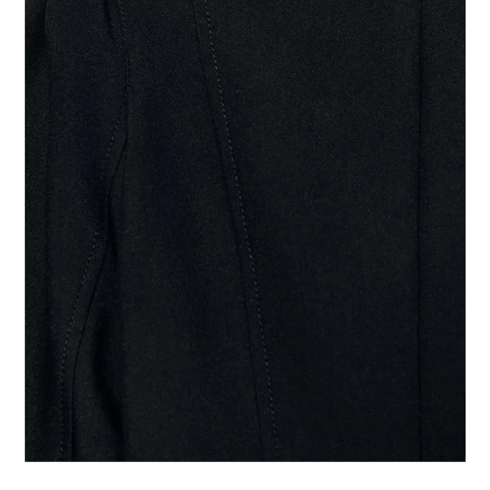 Zara NWT black balloon puff sleeve mini dress - Picture 12 of 14